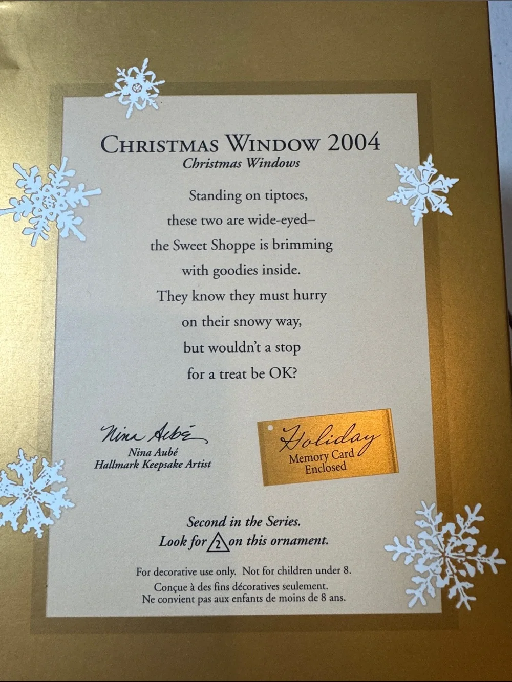 Hallmark keepsake ornament